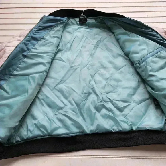 NWT $138 Staple Division Quilted Jacket Teal Blue Pigeon Men's Zip Size XL - Picture 7 of 13